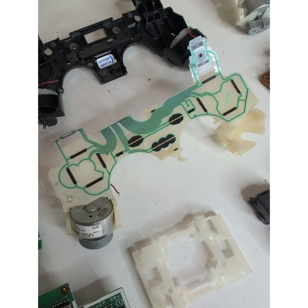 Mixed Lot Of PS3 Parts For Controllers Motherboards White Black Shells Buttons